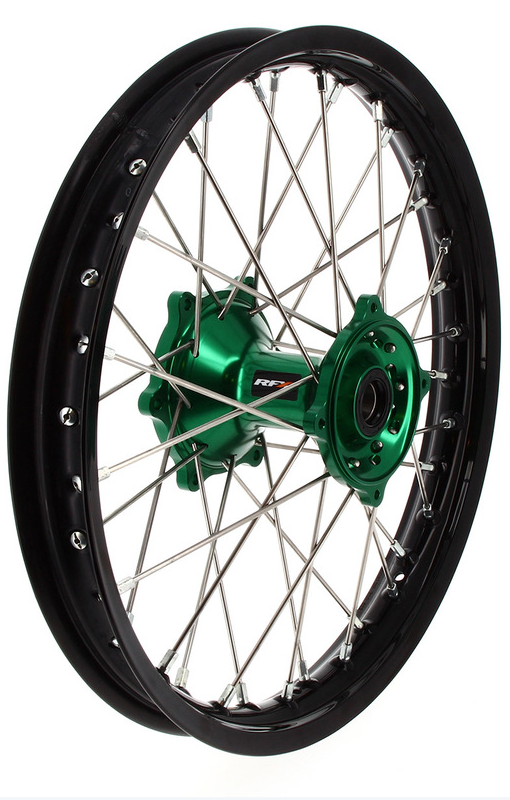 Джанта RFX Race MX Complete Rear Wheel 19x1,85 (Green) KX 125 03-08 / KX 250F 04-24